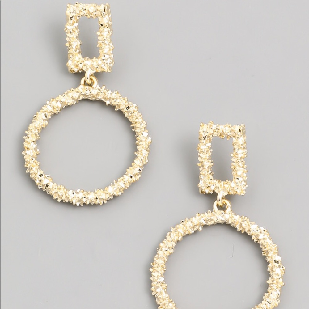 Circle Drop Earrings
